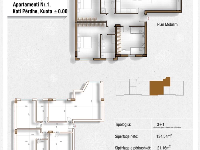 APARTAMENT 1,PALM HILL RESIDENCE,TIRANË