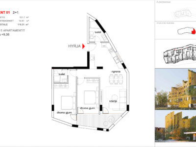 Apartment 1,KOMPLEKSI ARMADILLO,TIRANË