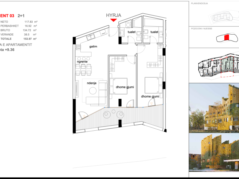 Apartment 3,KOMPLEKSI ARMADILLO,TIRANE