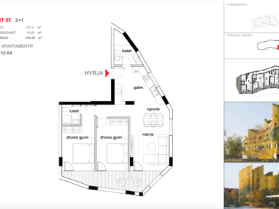 Apartment 7,KOMPLEKSI ARMADILLO,TIRANË