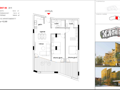 Apartament 8,KOMPLEKSI ARMADILLO,TIRANE