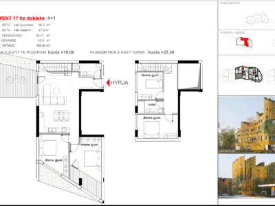 Apartment 17,tip DUBLEKS,KOMPLEKSI ARMADILLO,TIRANE