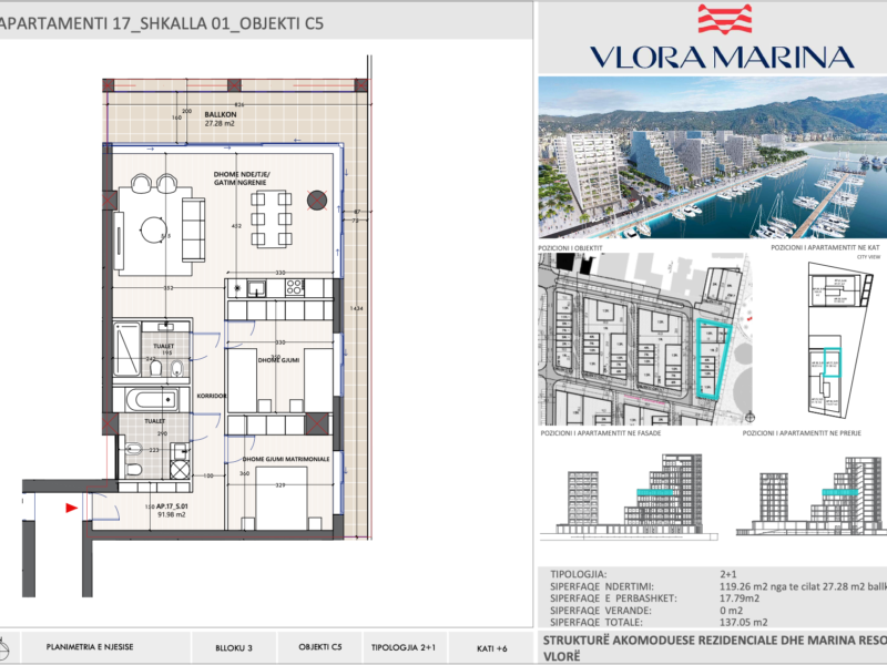 Apartment 5,PROJEKTI VLORA MARINA,VLORË