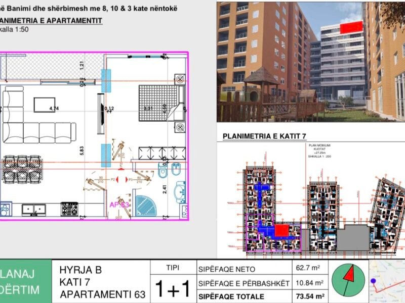 Shitet apartament në Astir,Tiranë📍