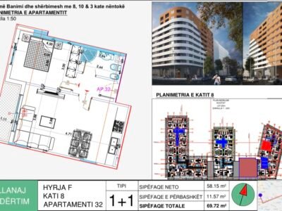 Shitet apartament në Astir,Tiranë📍