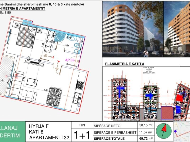 Shitet apartament në Astir,Tiranë📍